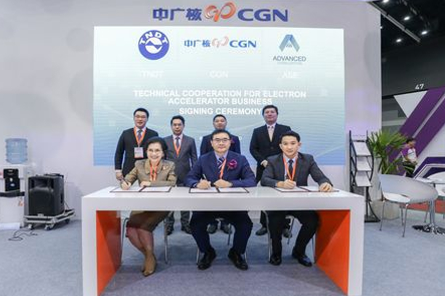 TNDT signed a technical cooperation agreement and placed Electron Beam accelerator order with CGN Dasheng for the development of ASE sterilization plant.