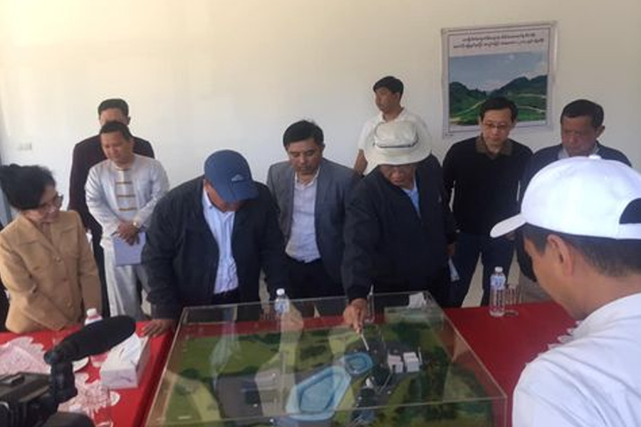 Shan State Cabinet Members and Teams visited the 2 x 10 MW Power Plant Project.