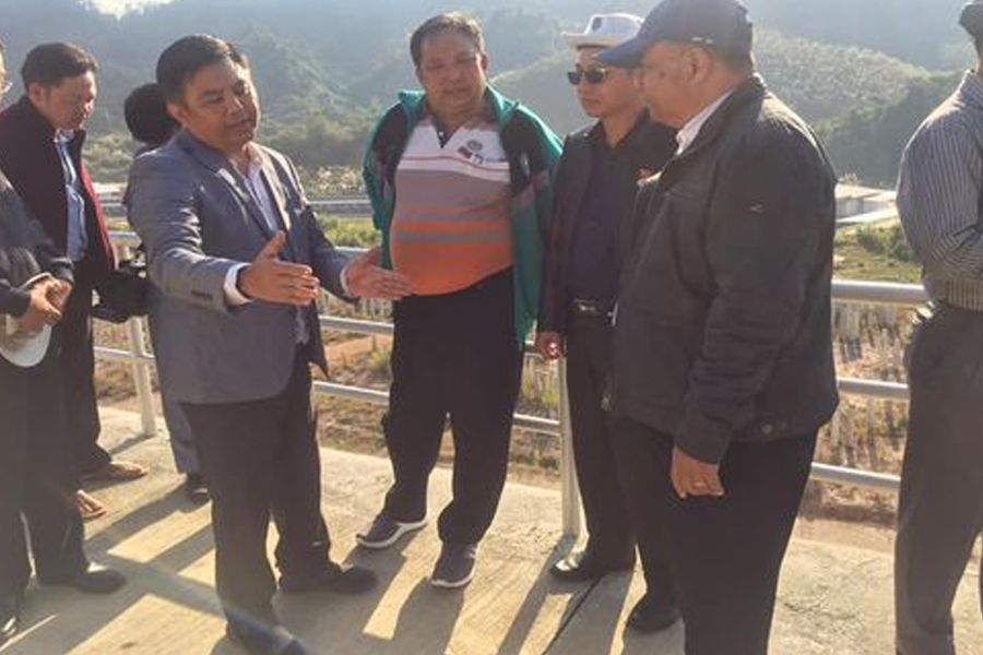 Shan State Cabinet Members and Teams visited the 2 x 10 MW Power Plant Project.