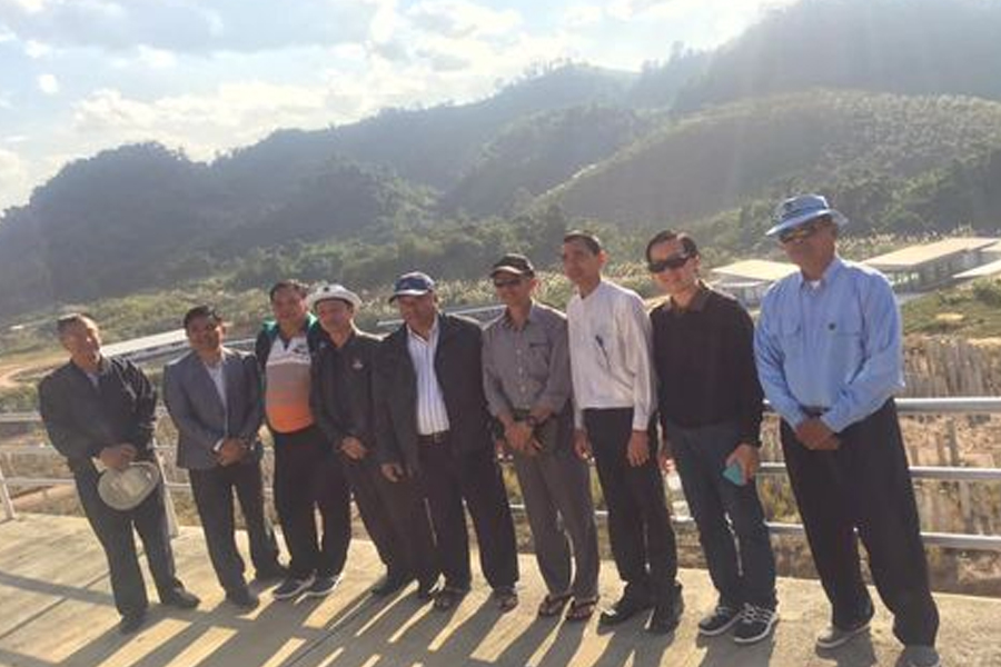 Shan State Cabinet Members and Teams visited the 2 x 10 MW Power Plant Project.