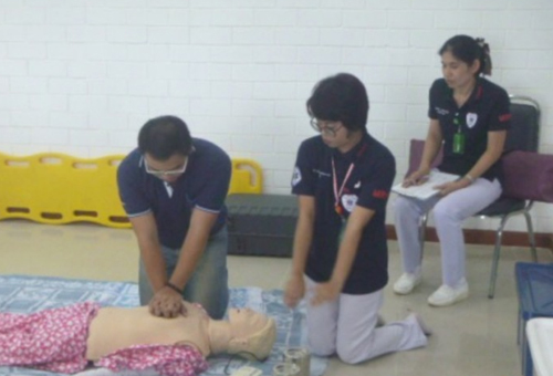 อบรมหลักสูตรการปฐมพยาบาลเบื้องต้น (First Aid & CPR) สำนักงานสาขาระยอง