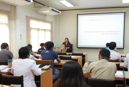 อบรมหลักสูตร Introduction and Awareness to ISO 9001:2015 และ ISO 9001:2015 Internal Quality Audit โดยวิทยากรจาก SGS (Thailand)