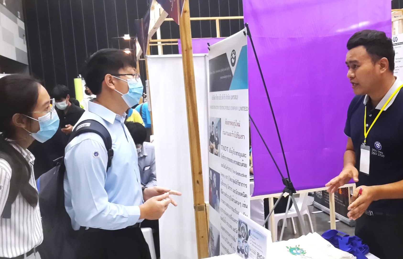 Attend the booth at Job Expo Thailand 2020